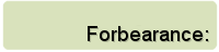 Forbearance